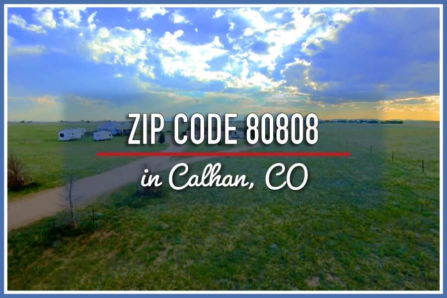 Zip Code 80808 in Calhan CO