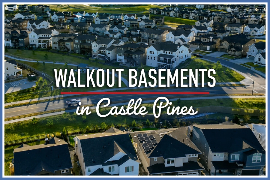 Walkout Basement Homes for Sale in Castle Pines Colorado
