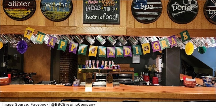 view of bar at bluegrass brewing company
