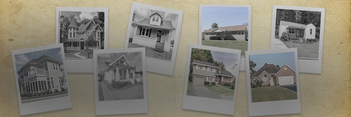 100 Years of Homes: Different Style of American Homes by Decade [INFOGRAPHIC]