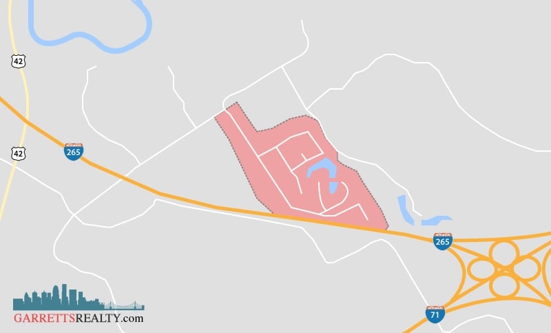Springfarm neighborhood map overlay