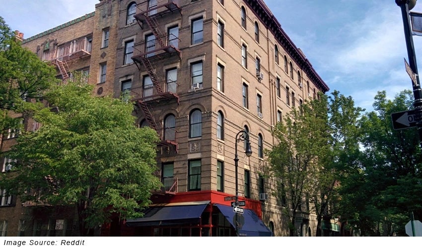 Monica from Friends Apartment building