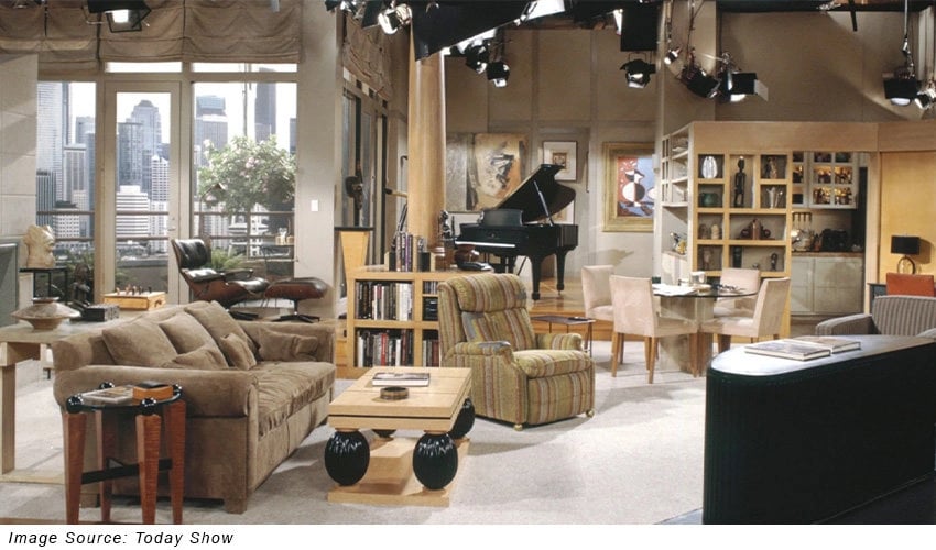 Interior of Frasier apartment