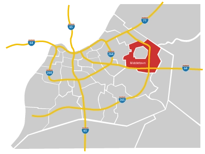 Middletown Neighborhood Map - Real Estate