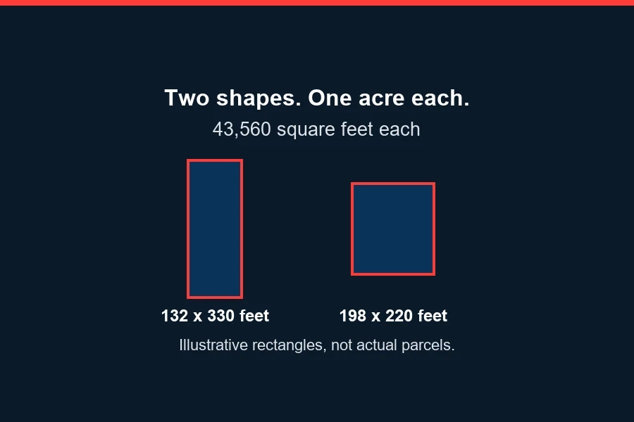 How Big Is an Acre? What Raleigh Homebuyers Should Know About Yard Space