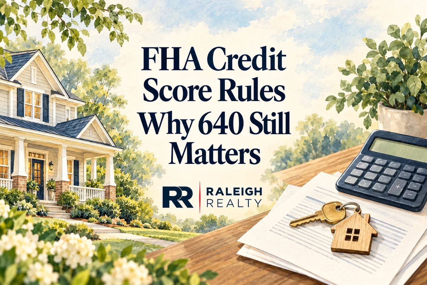 FHA Credit Score Rules Change in 2027. Why 640 Still Matters for Triangle Buyers
