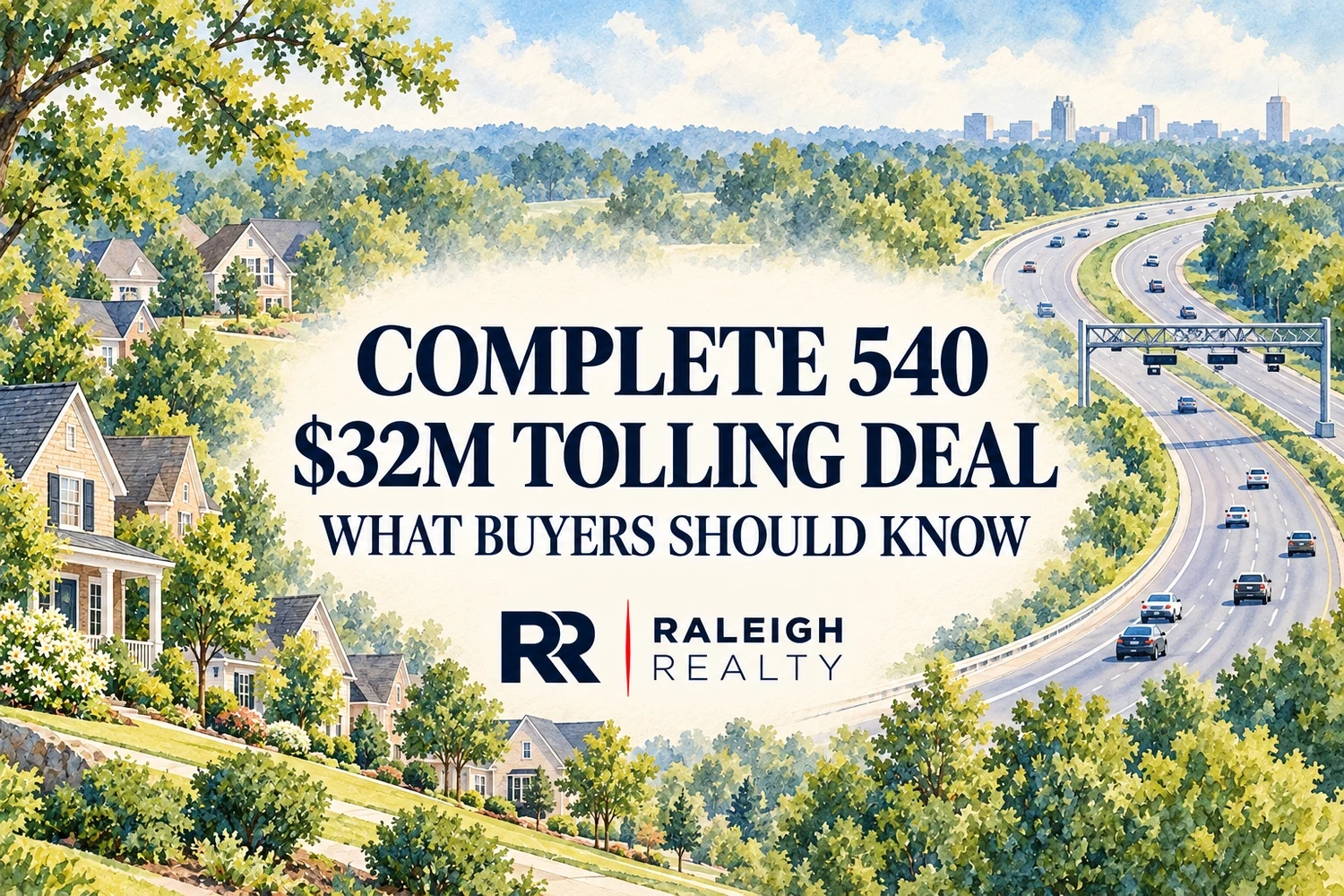 Complete 540's $32 Million Tolling Deal: What It Means for Wake County Homebuyers