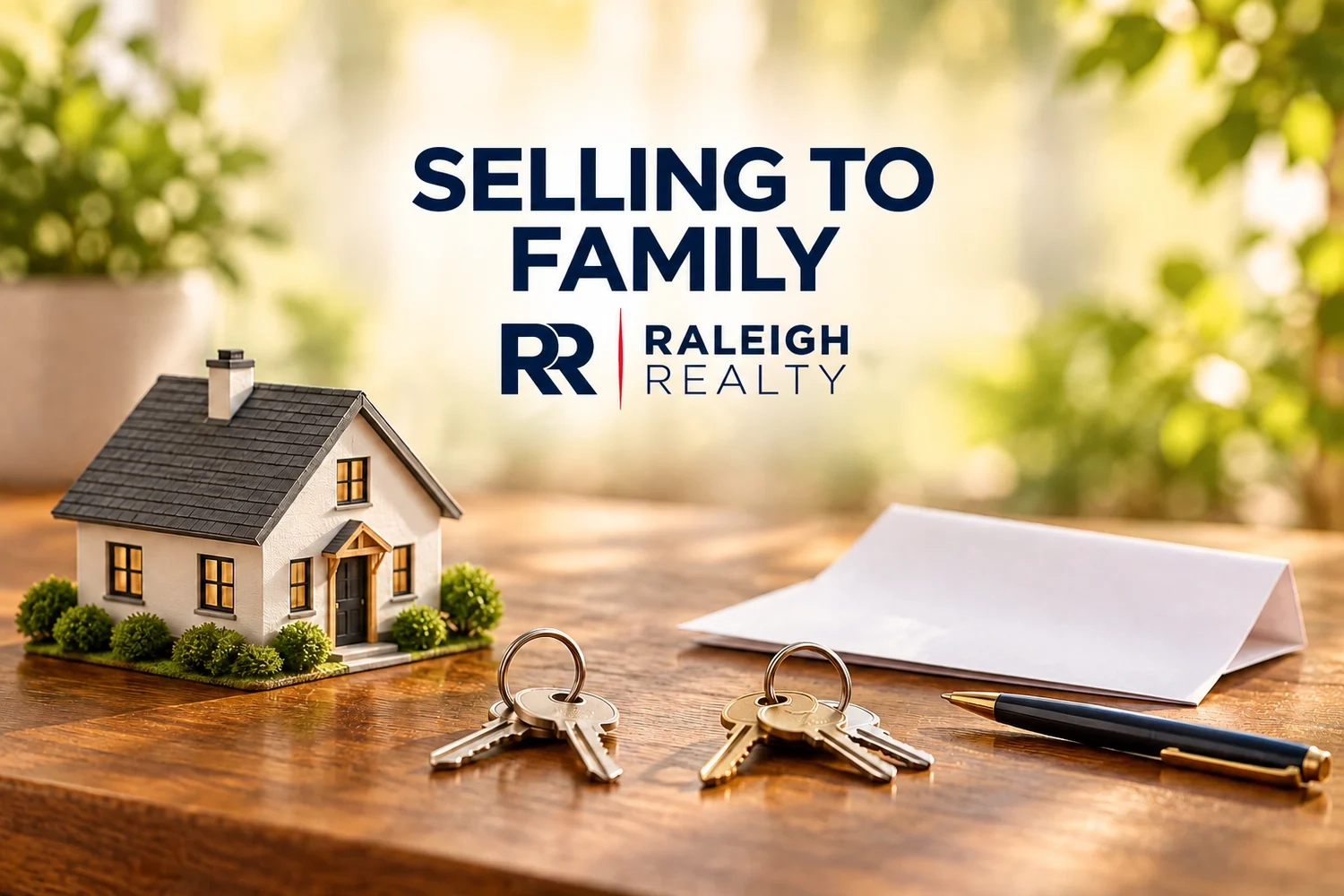 Selling a Home to a Family Member in North Carolina: Price, Gift of Equity, Taxes, and Closing