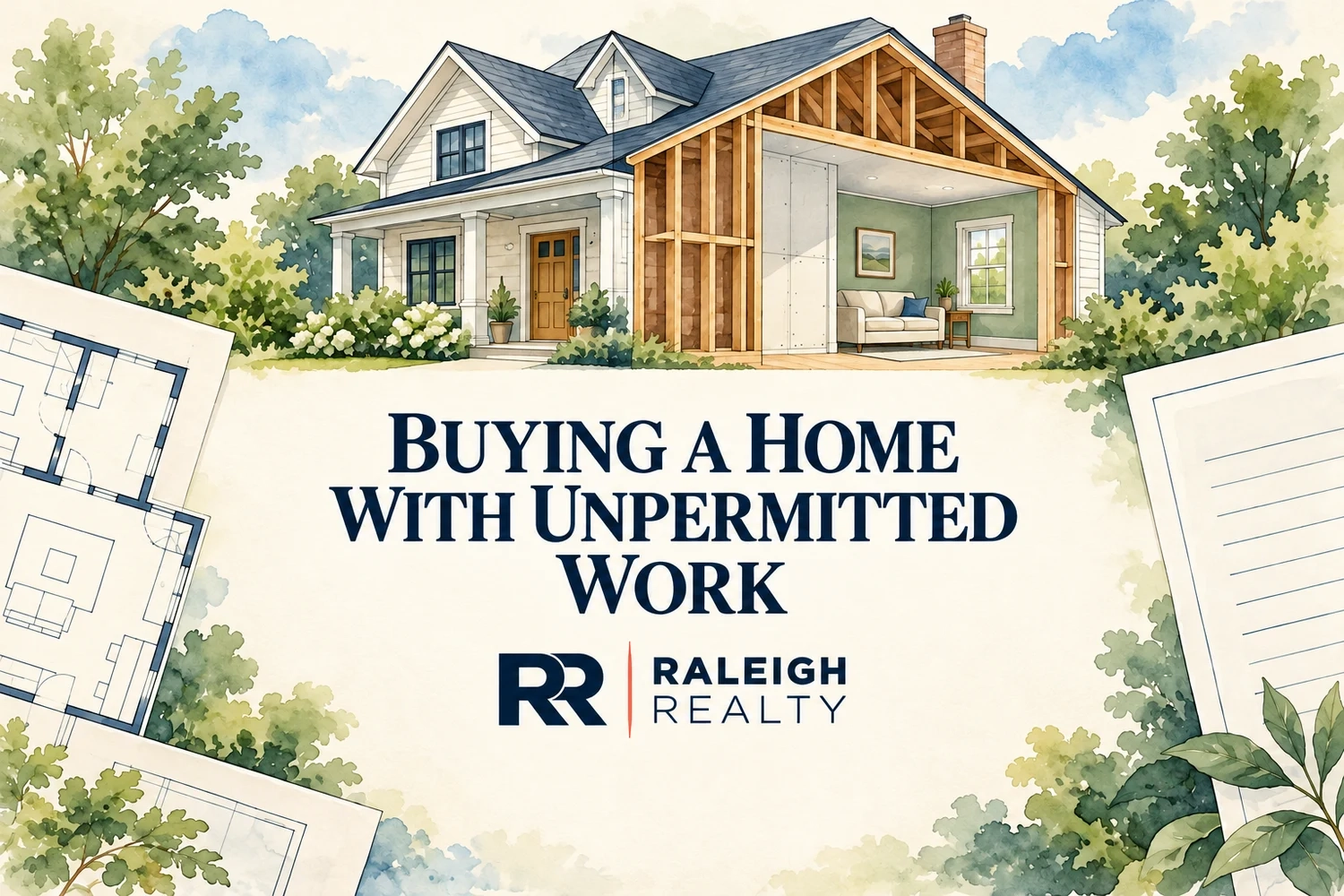 Buying a North Carolina Home With Unpermitted Additions or Finished Rooms