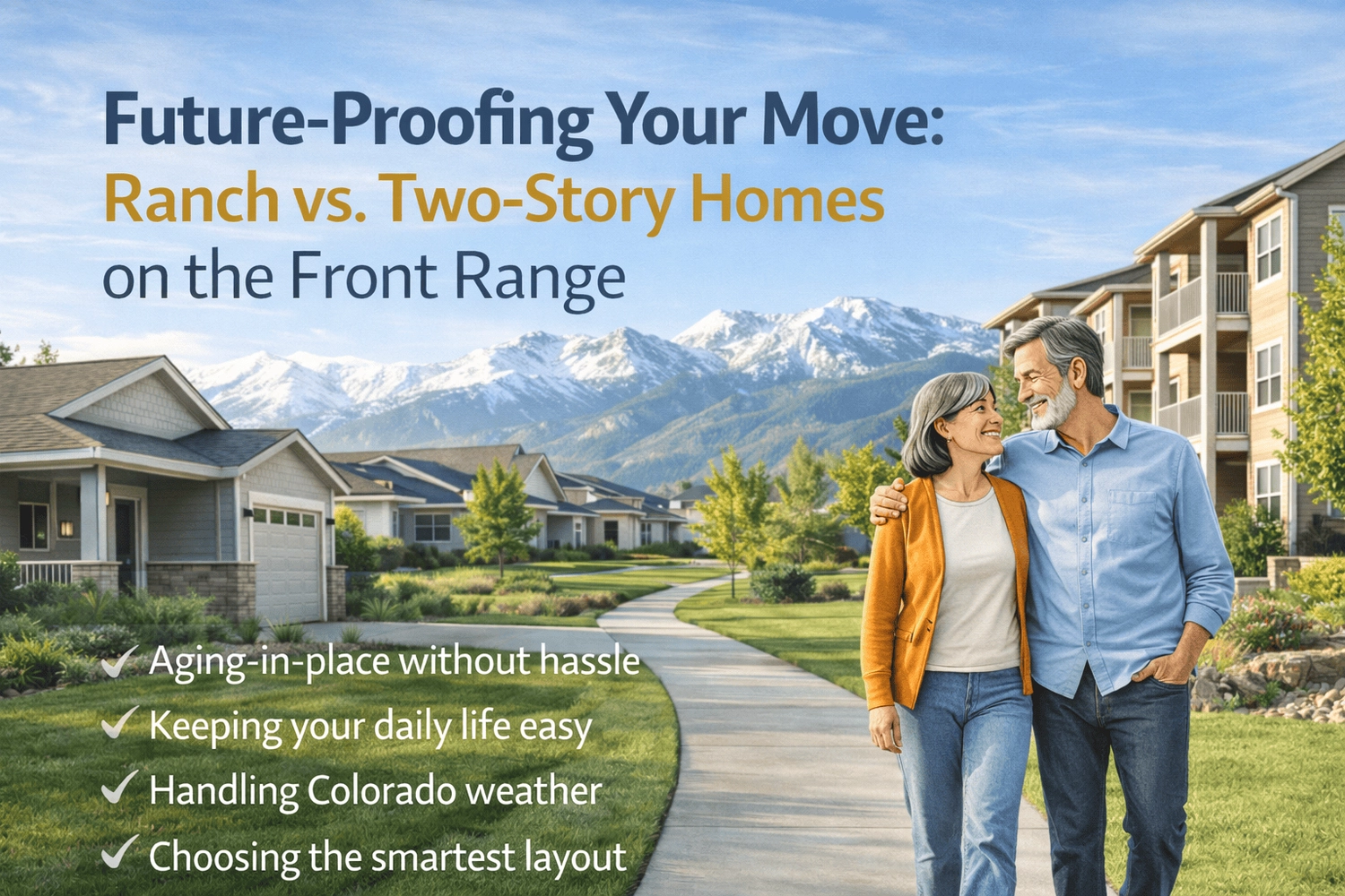 Future-Proofing Your Move: Ranch vs. Two-Story Homes on the Front Range