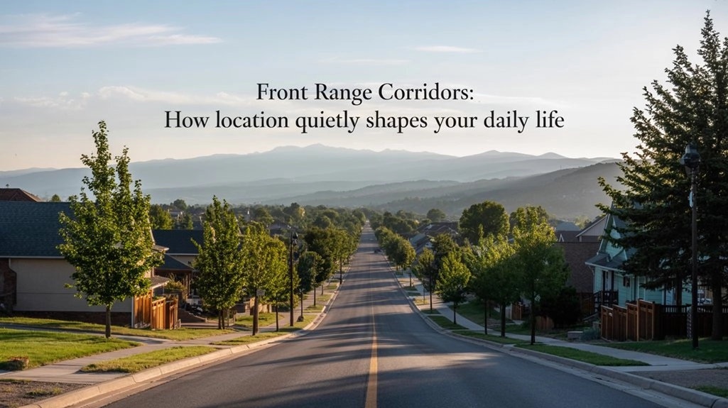 Front Range Corridors: How Location Quietly Shapes Your Daily Life