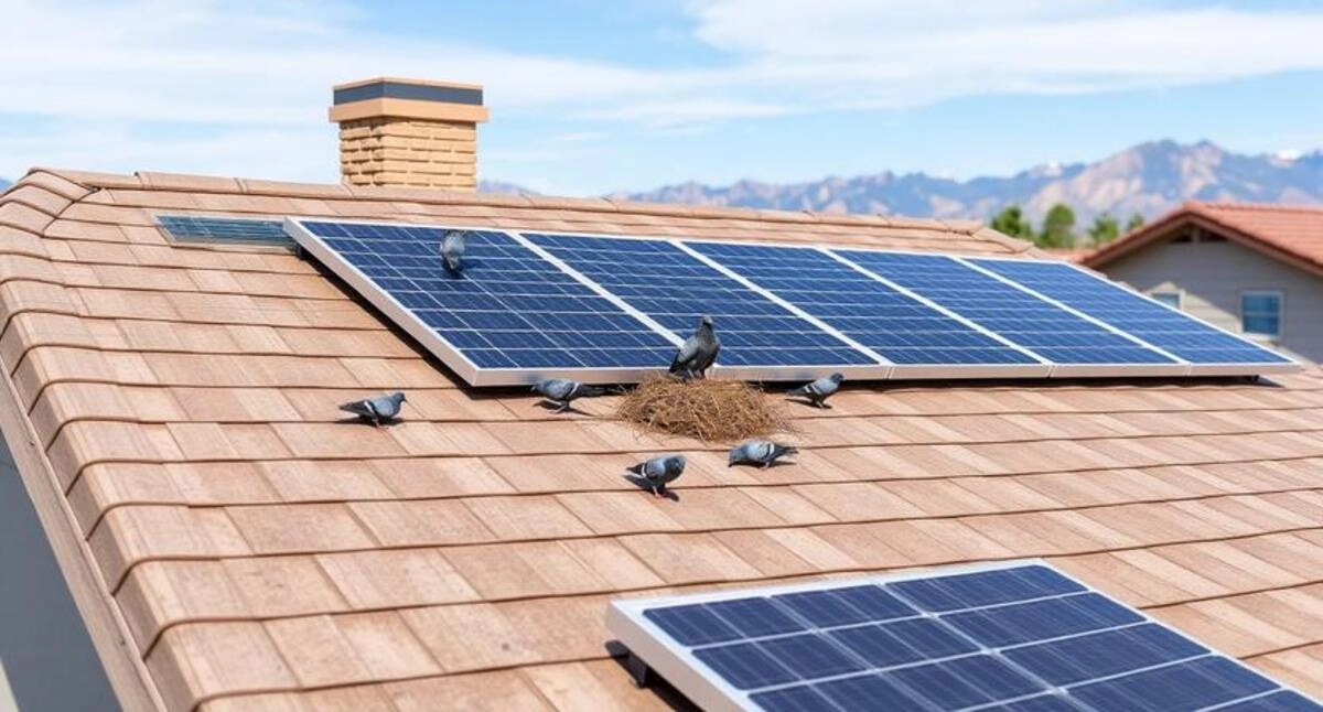 5 Ways to Prevent Pigeons From Nesting Under Solar Panels