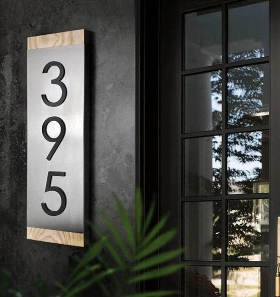6 Modern house numbers that keep addresses clear