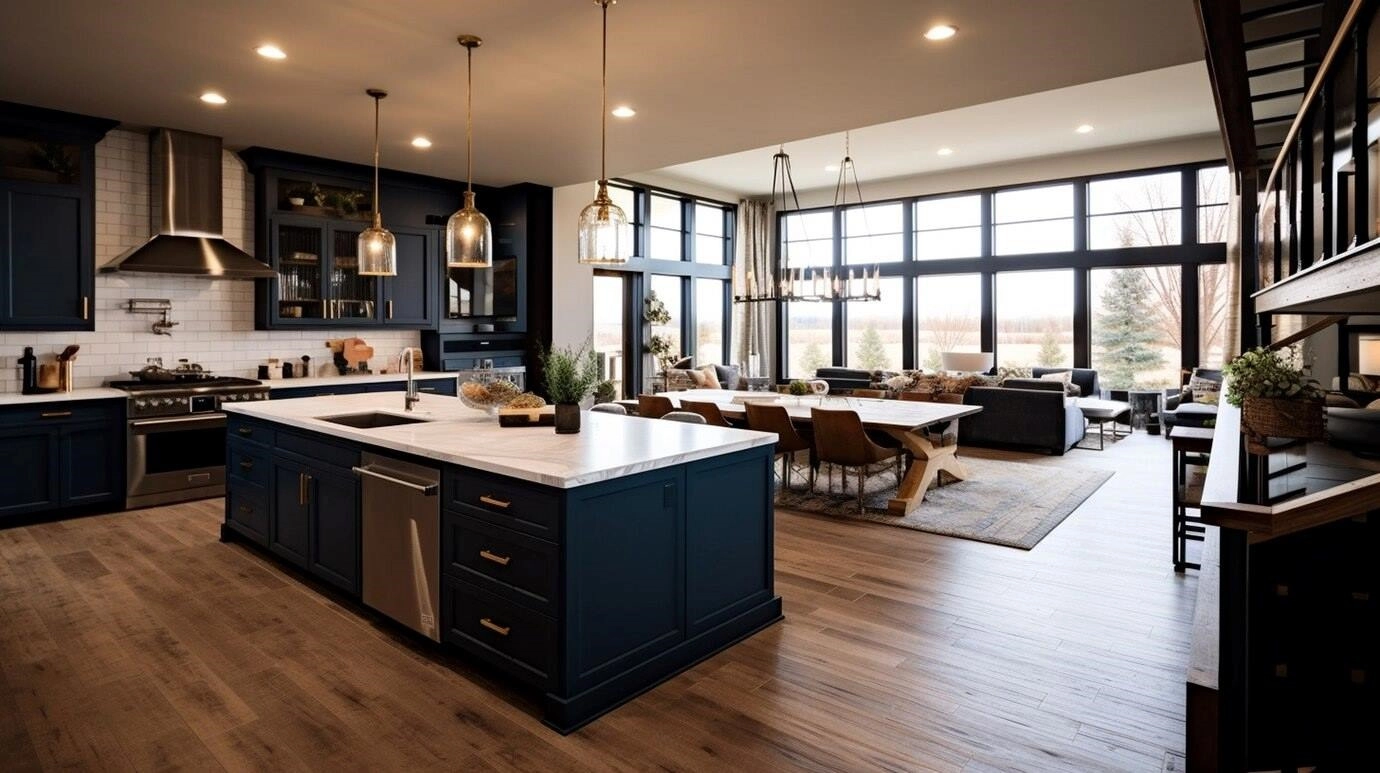 Blending Kitchen and Dining Areas in Open-Concept Homes