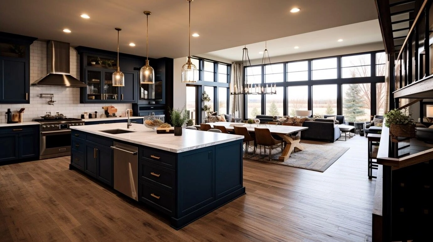 Blending Kitchen and Dining Areas in Open-Concept Homes