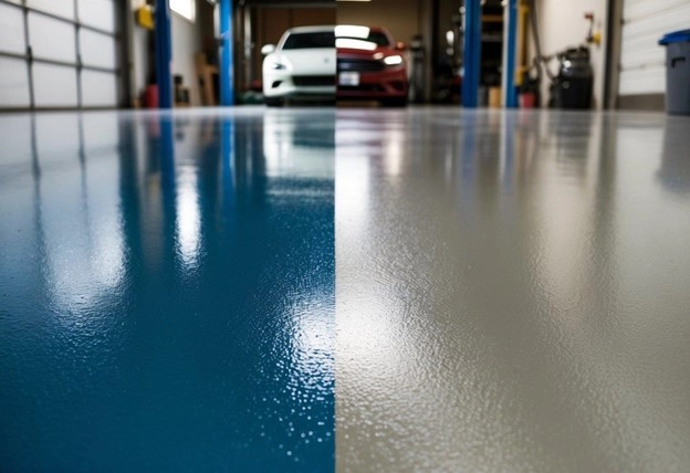 Comparing Epoxy vs. Polyurea Garage Floor Finishes: Durability and Cost Analysis