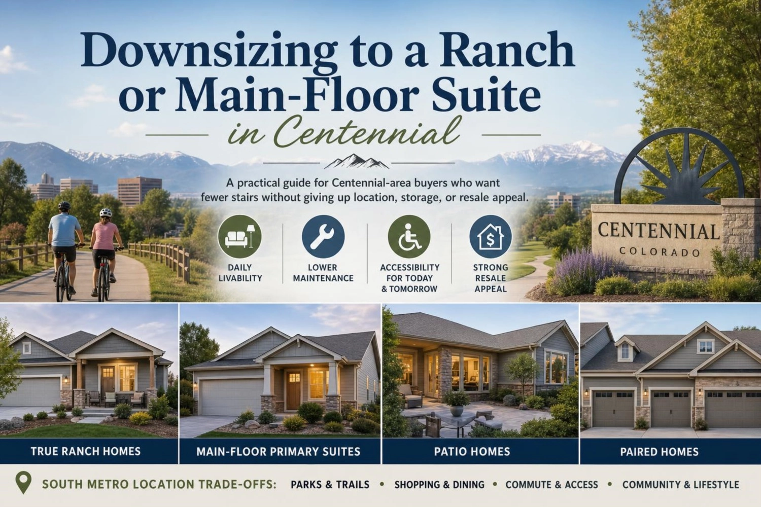 Downsizing to a Ranch or Main-Floor Suite in Centennial