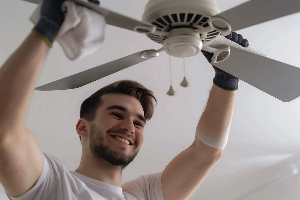 How a Ceiling Fan Electrician Makes Installation a Breeze