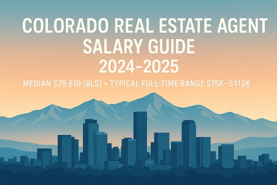 How Much Do Real Estate Agents Make in Colorado? (2024–2025 Guide)