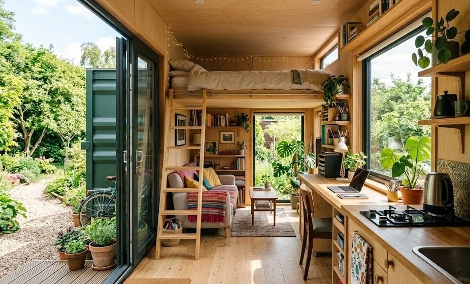 How Shipping Container Studios Solve Small-Space Design Challenges