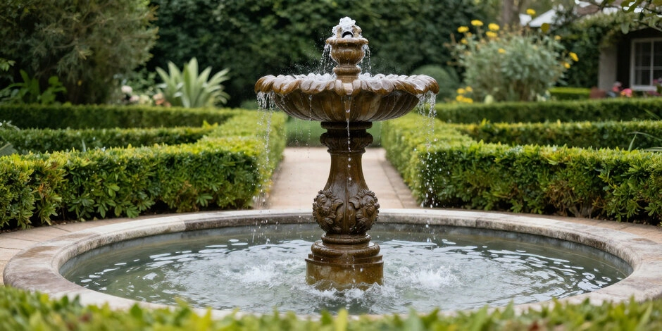 How to Incorporate an Outdoor Fountain into Feng Shui or Garden Harmony?