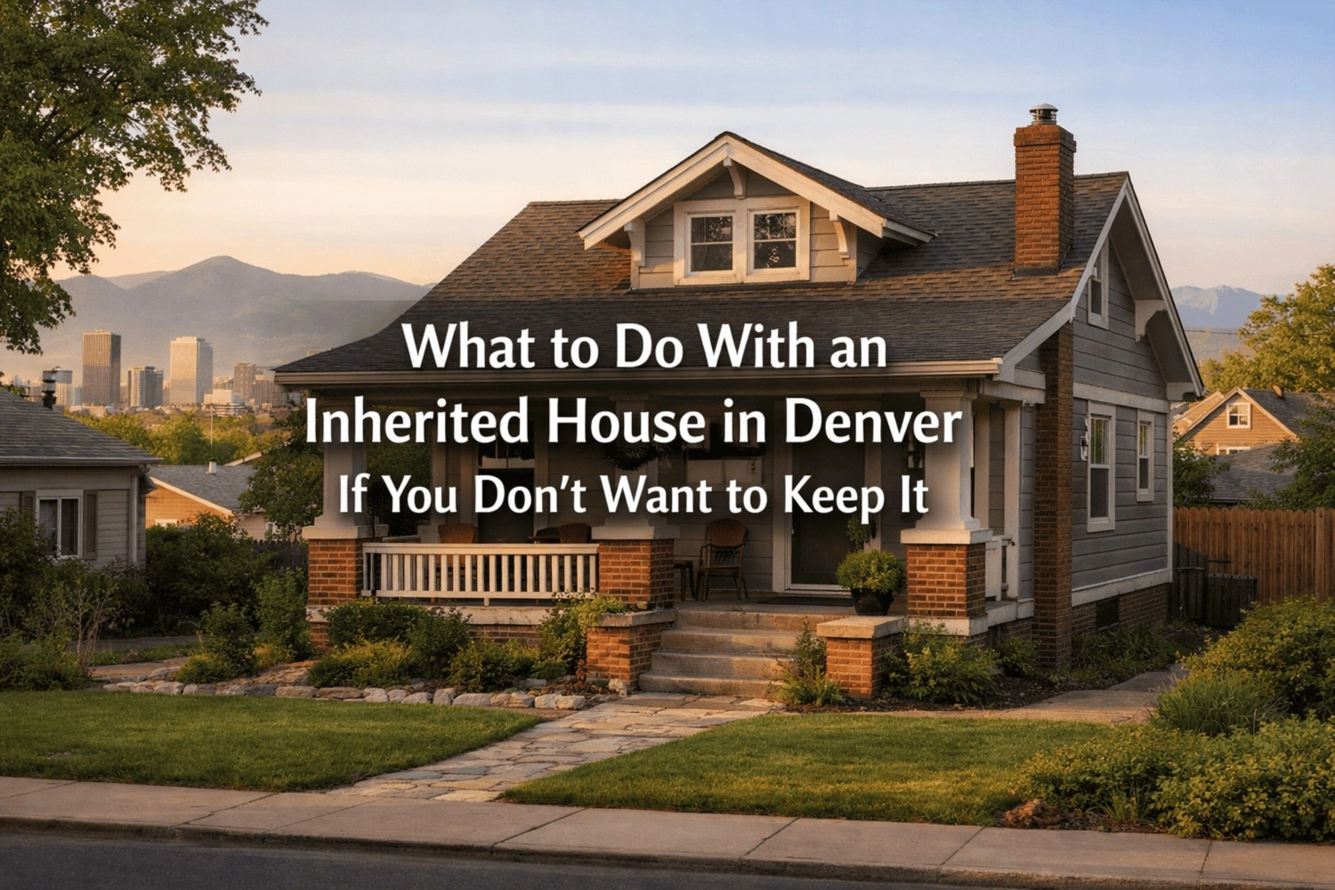 What to Do With an Inherited House in Denver If You Don’t Want to Keep It