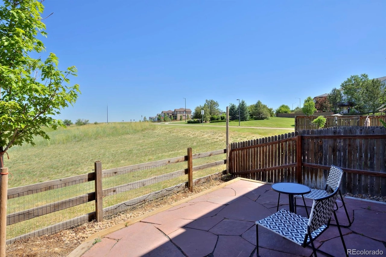 Erie, Co Home backing to open space