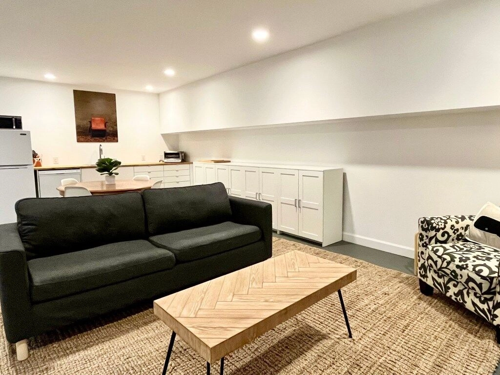 The Denver Longhouse Open concept common area supporting multi-generational living.