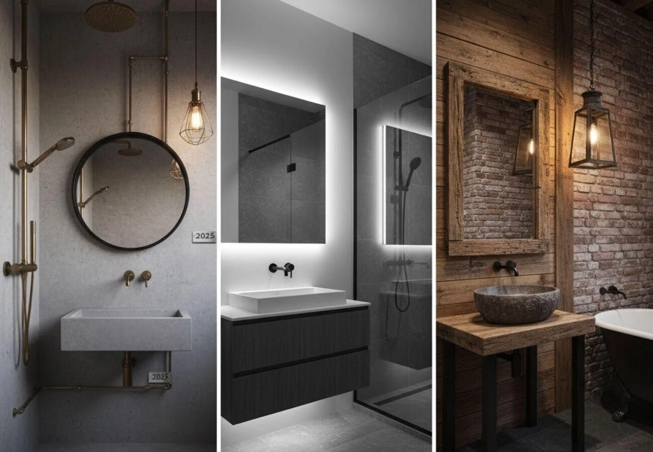 Top 3 Masculine Bathroom Designs 2025 Trends