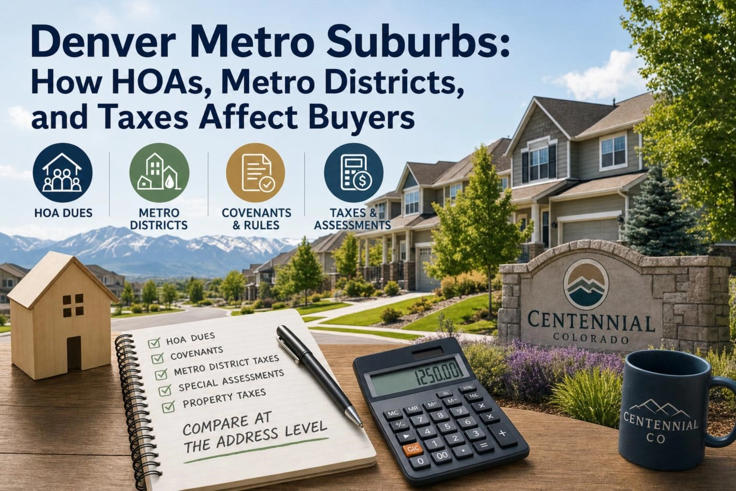 Denver Metro Suburbs: How HOAs, Metro Districts, and Taxes Affect Buyers