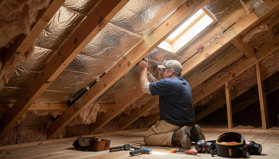 Preparing Your Attic for Summer With Radiant Barrier Foil