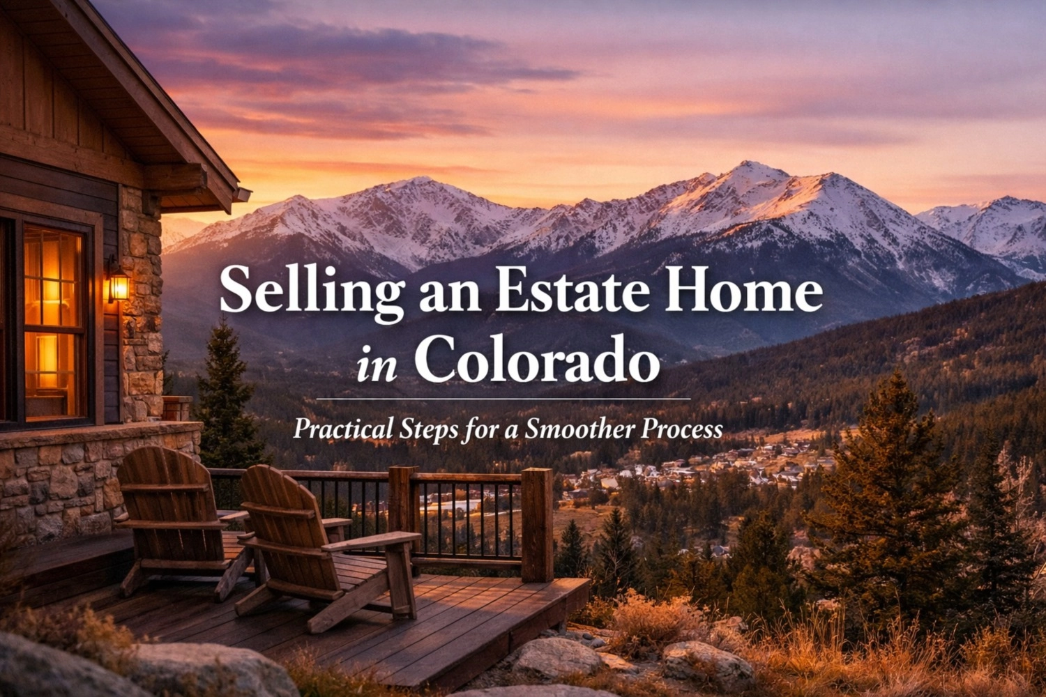 Selling an Estate Home in Colorado | Low-Stress Guide