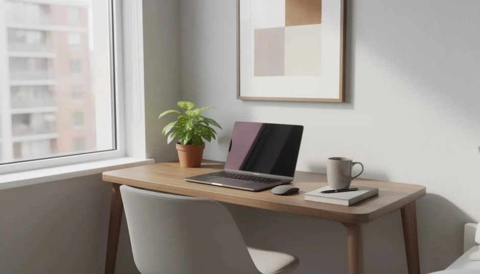 Where to Work When Space Is Limited: Rental Apartment Home Office Ideas