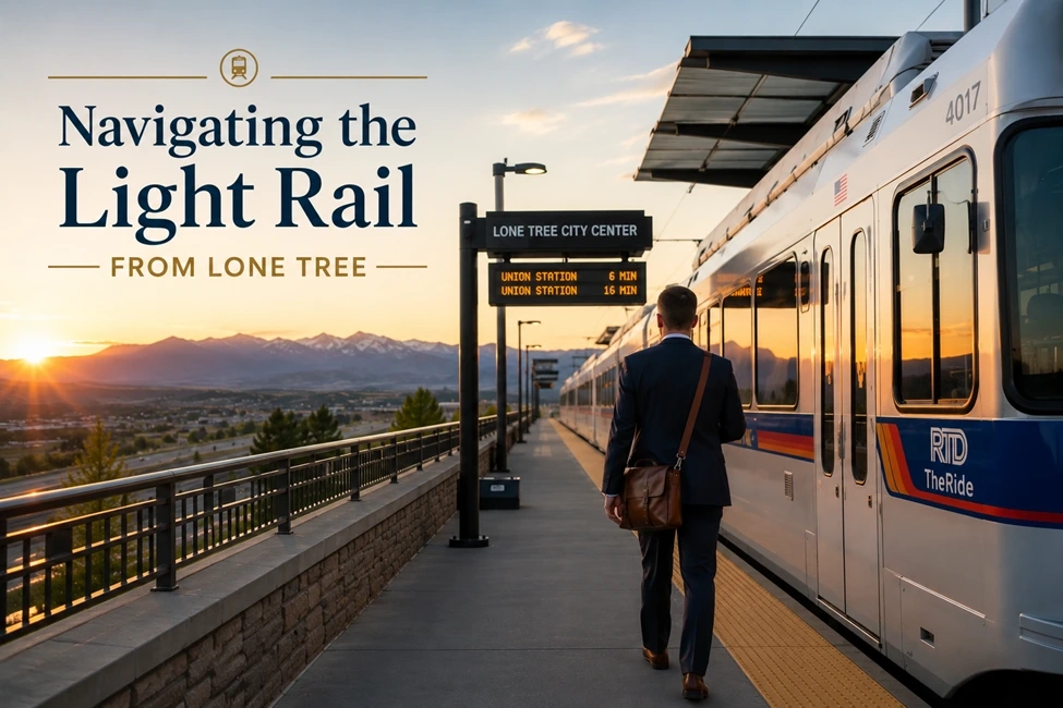 The Executive Commute: Navigating the Light Rail from Lone Tree