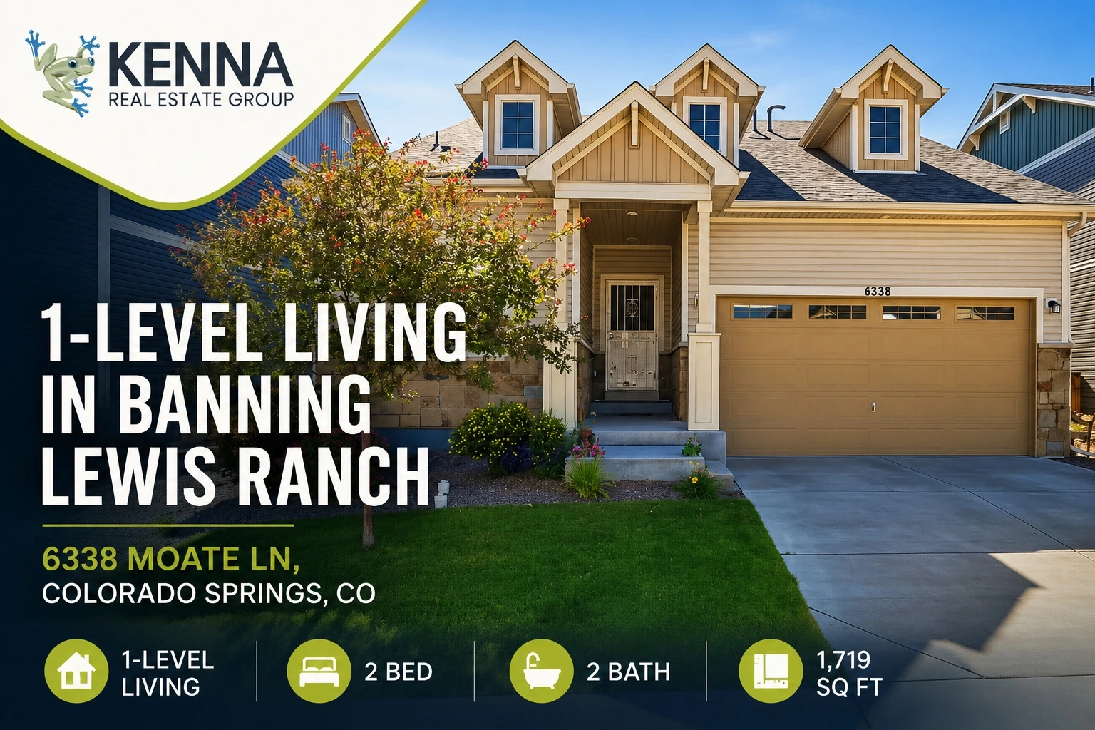 1-Level Living in Banning Lewis Ranch: Inside 6338 Moate Ln, Colorado Springs