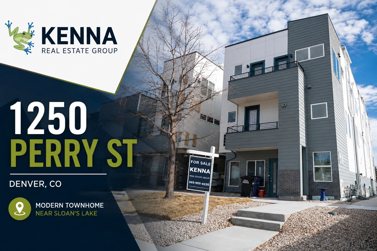 1250 Perry St, Denver, CO: Contemporary Living with a Rooftop Retreat Near Sloan's Lake