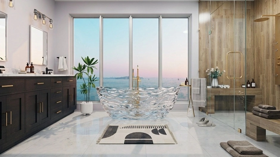 How Transparent Bathtubs Are Becoming a Luxury Feature in Modern Homes