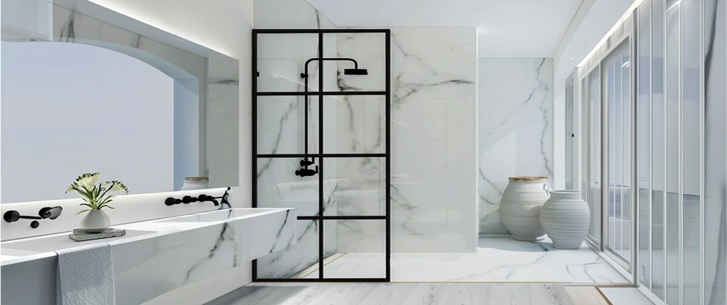 When to Choose a Frameless Fixed Glass Shower Panel