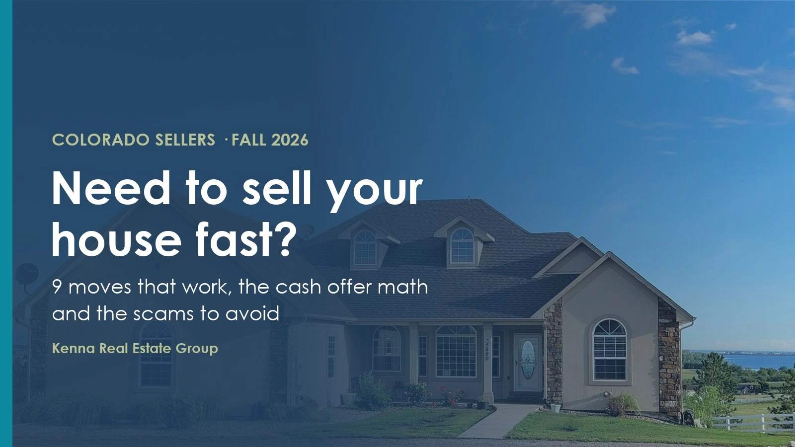 Need to Sell Your House Fast in Colorado? 9 Moves That Work