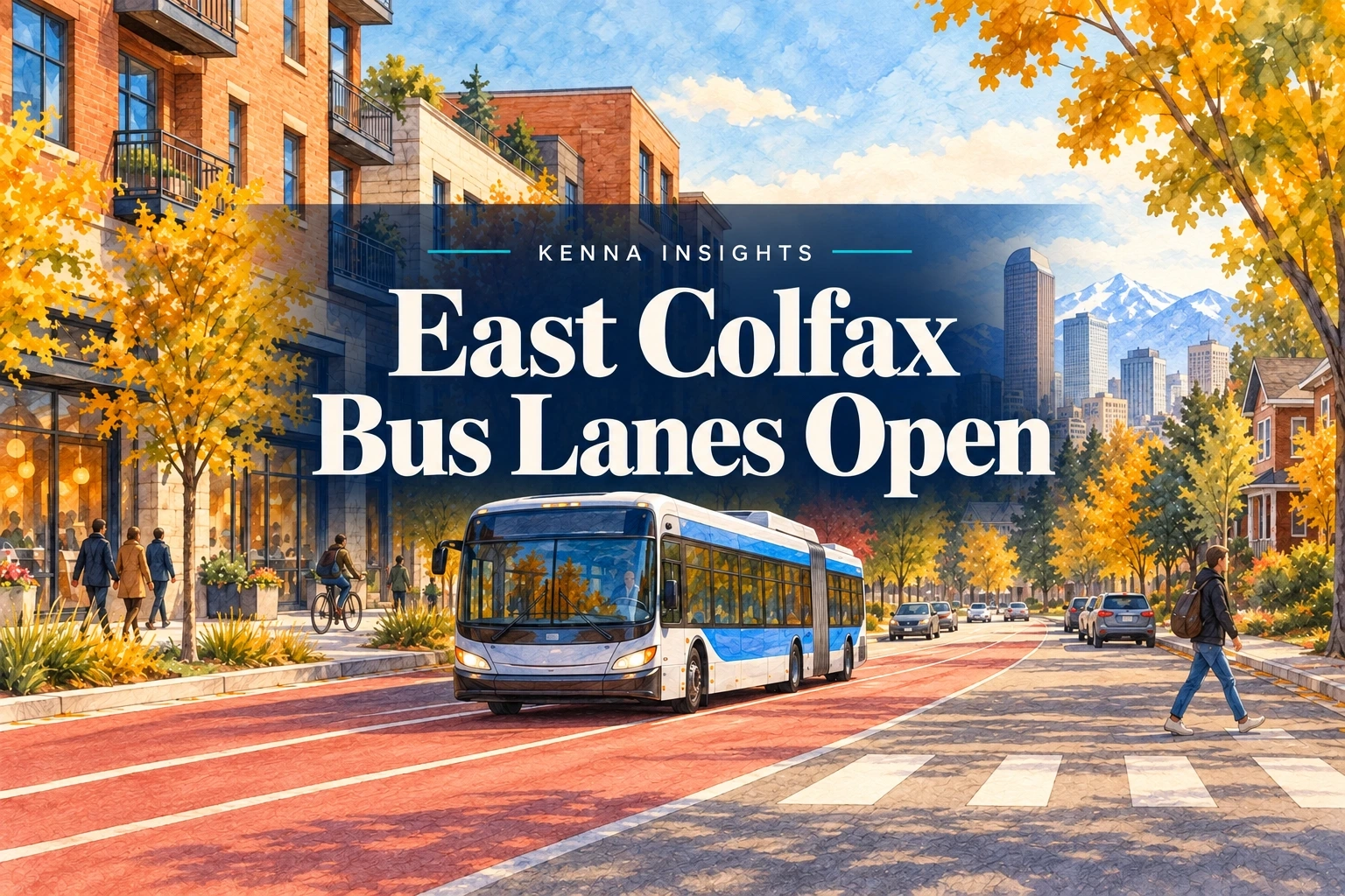 East Colfax Bus-Only Lanes Are Open. What Changes for Denver Homebuyers?