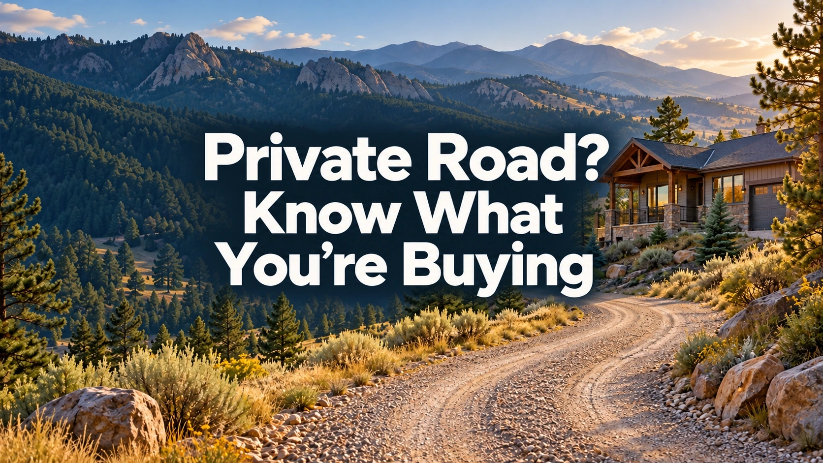 Buying a Home on a Private Road in Colorado: What to Check Before You Buy