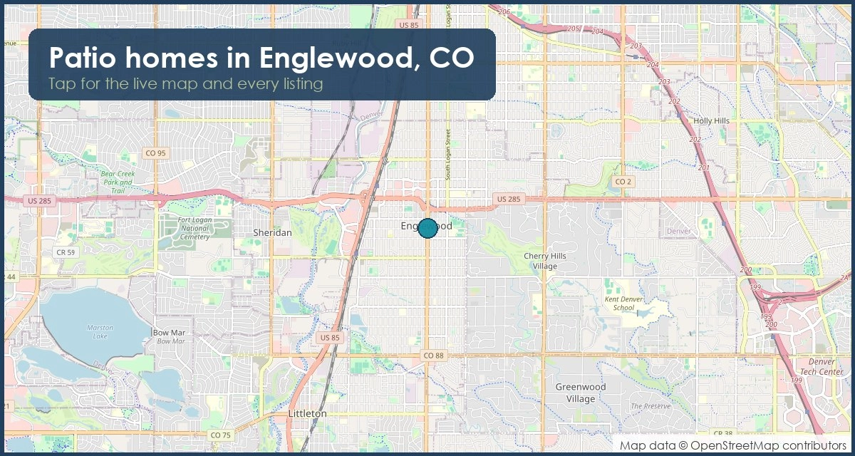 Every patio home in Englewood on one map