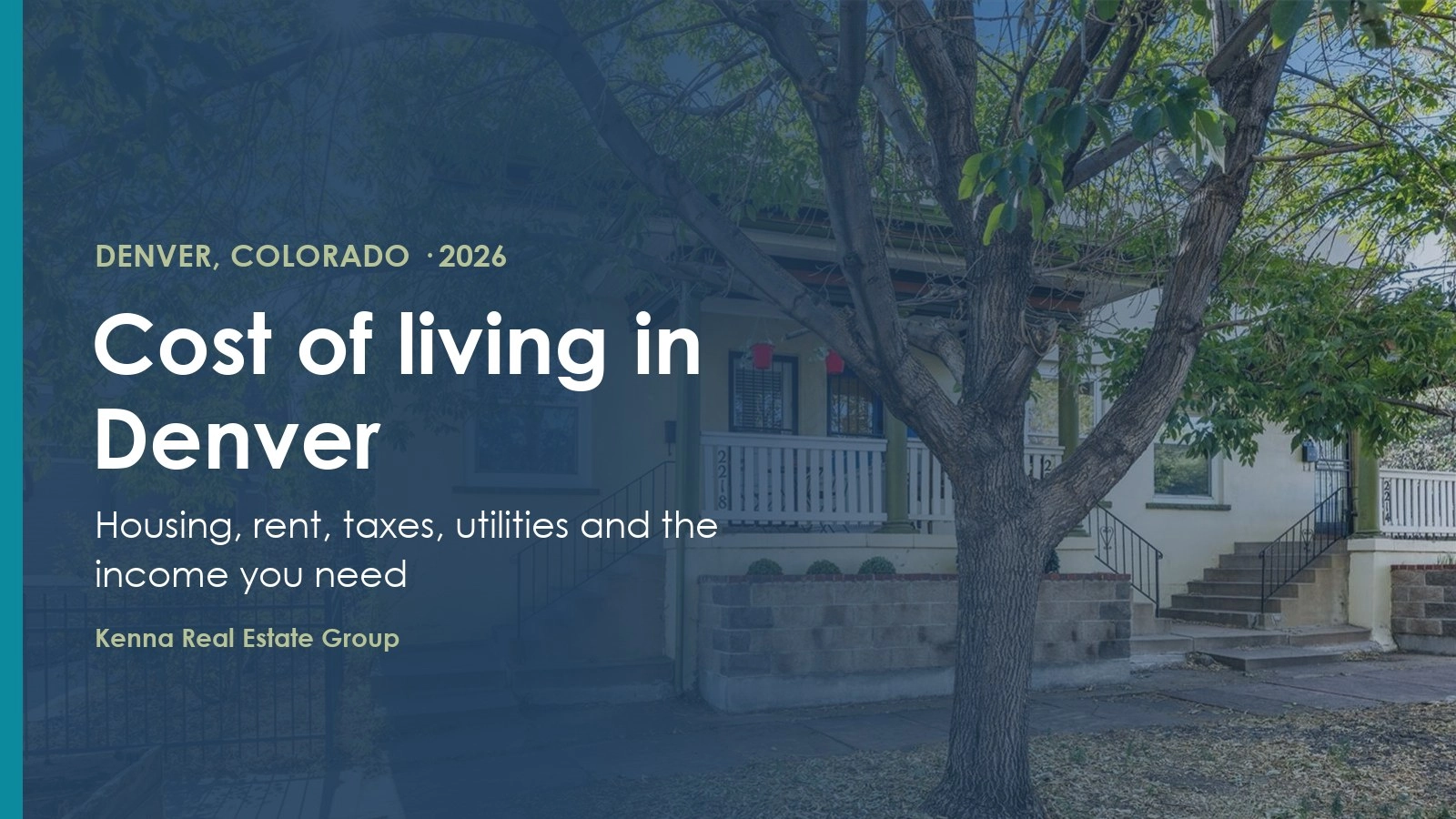 Cost of living in Denver: a classic Denver bungalow