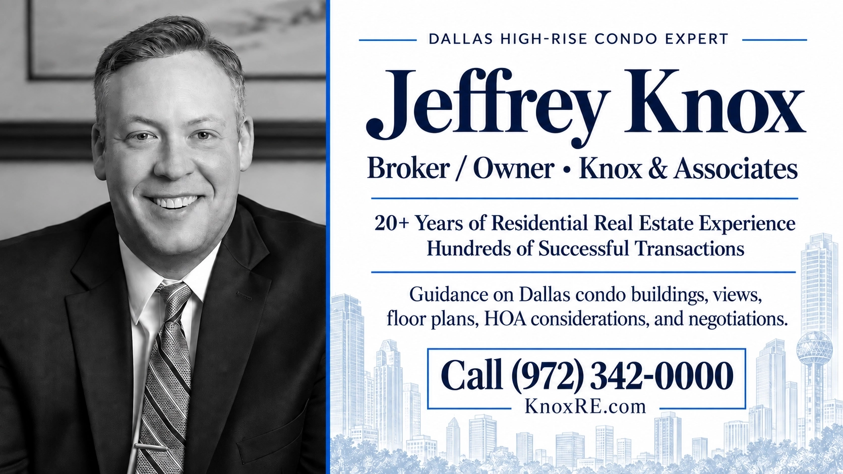 best dallas high rise realtor real estate agent jeff knox