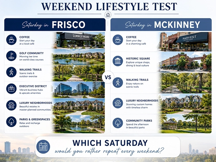 mckinney vs frisco tx lifestyle test