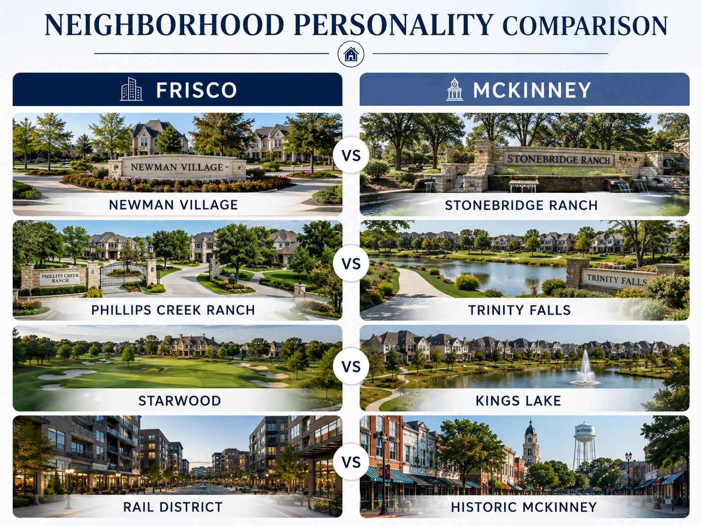 mckinney tx vs frisco tx Best Neighborhood Comparison