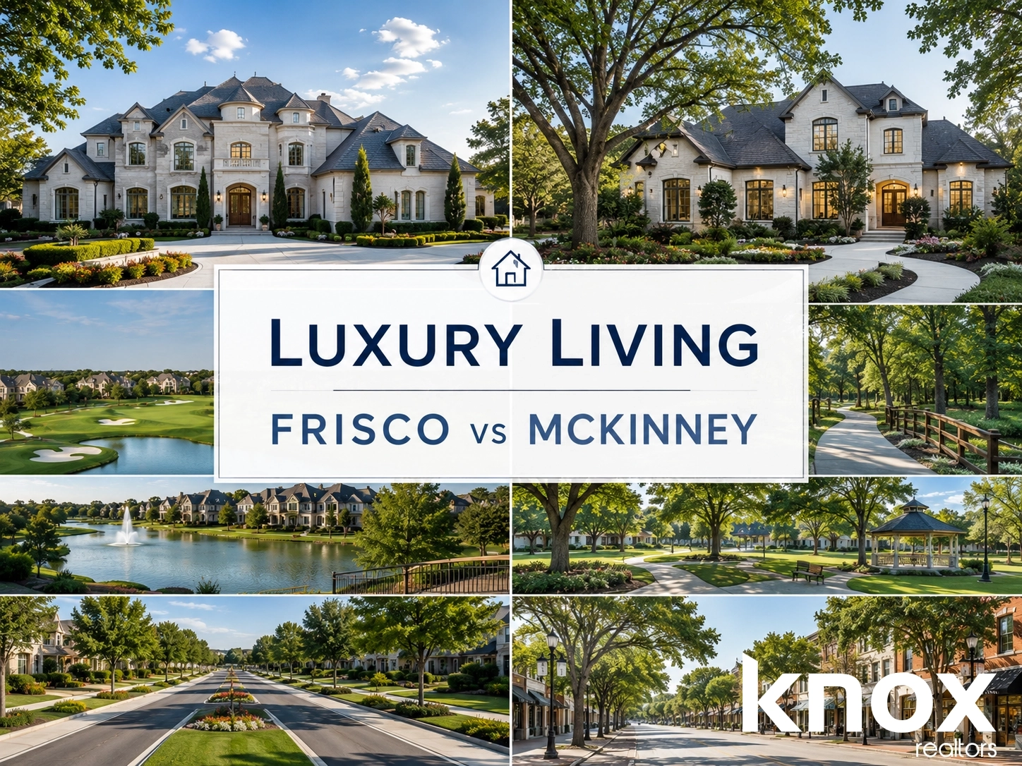 mckinney vs frisco Luxury Living Comparison