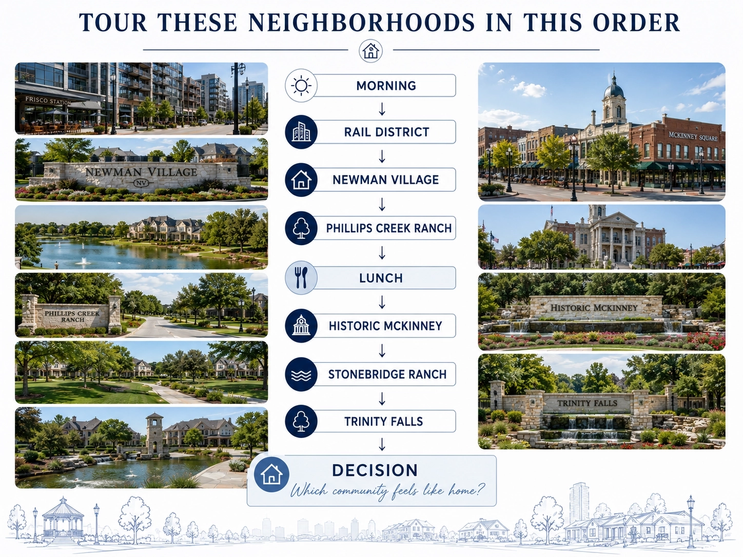 frisco vs mckinney Tour These Neighborhoods in This Order