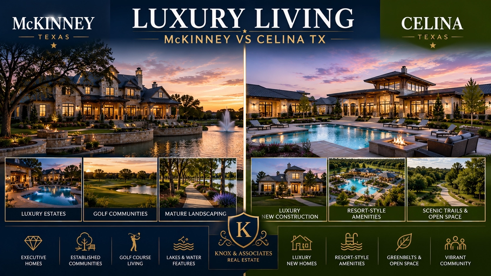 Luxury Living mckinney vs celina