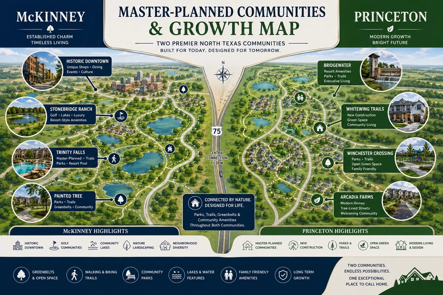mckinney vs princeton Master-Planned Communities Comparison